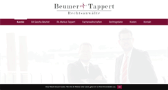 Desktop Screenshot of beumerundtappert.de